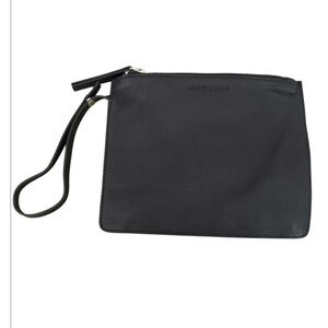 Lucky Brand  Black Leather Wristlet NWOT